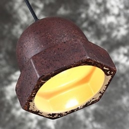 Lampe suspendue industrielle vintage Edison en céramique, luminaire décoratif d'intérieur