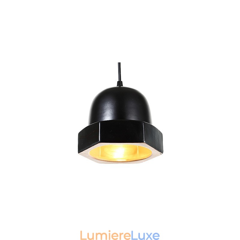 Lampe suspendue industrielle vintage Edison en céramique, luminaire décoratif d'intérieur