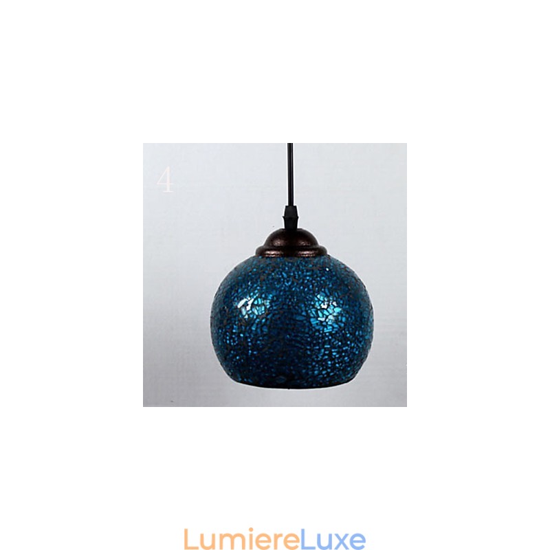 Lustre en verre Marcelo G simple et tendance, restaurant la lumière des anciennes manières