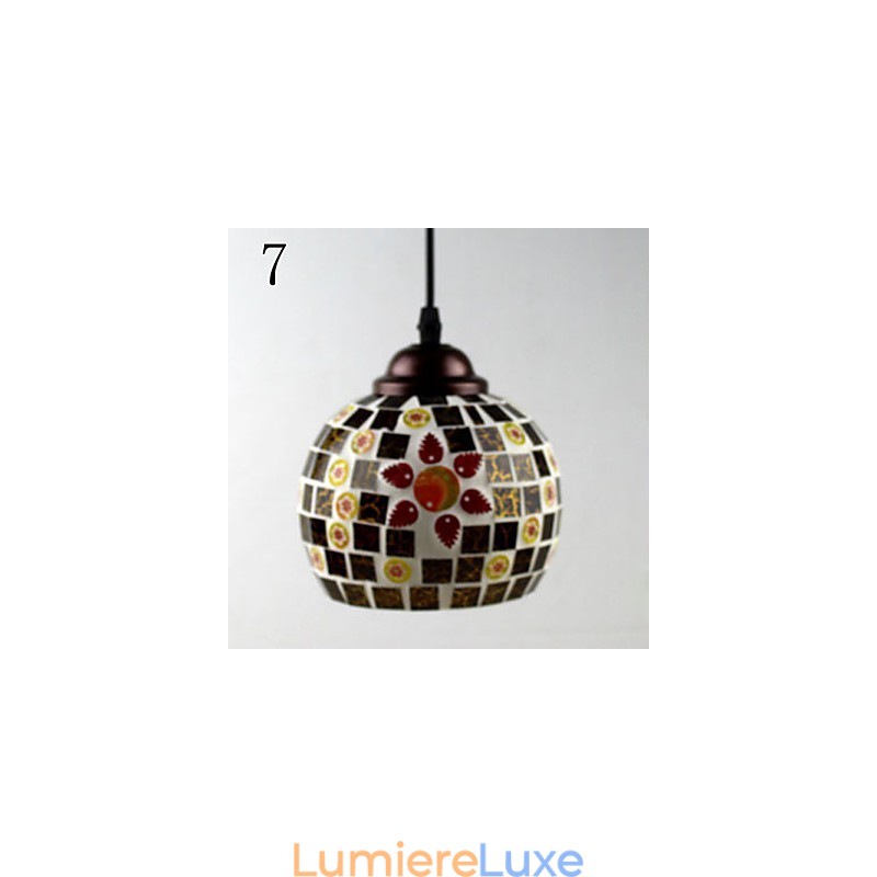 Lustre en verre Marcelo G simple et tendance, restaurant la lumière des anciennes manières