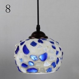 Lustre en verre Marcelo G simple et tendance, restaurant la lumière des anciennes manières