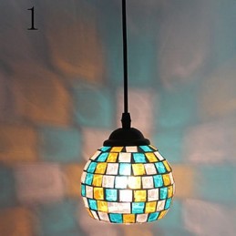 Lustre en verre Marcelo G simple et tendance, restaurant la lumière des anciennes manières