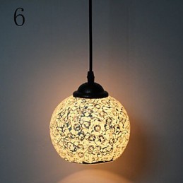 Lustre en verre Marcelo G simple et tendance, restaurant la lumière des anciennes manières