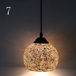 Lustre en verre Marcelo G simple et tendance, restaurant la lumière des anciennes manières