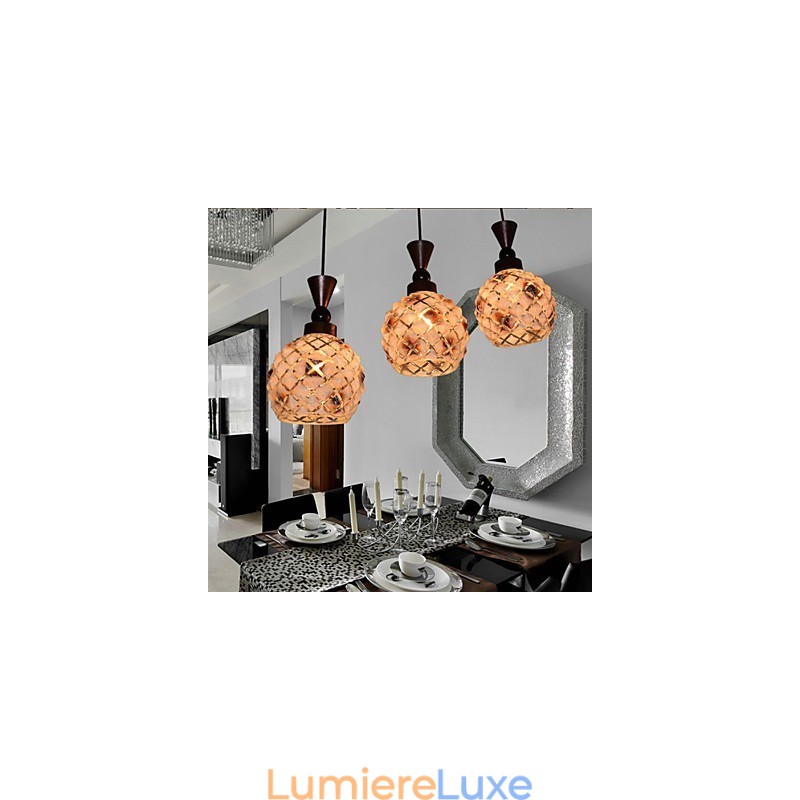 Lampe cylindrique en verre à tête simple et droite, à tambour, à éclairage simple