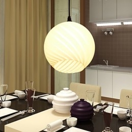 Lustre en verre créatif contemporain et contracté L