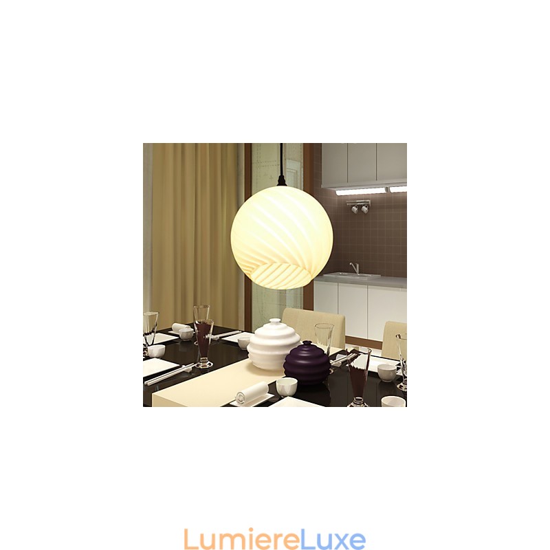 Lustre en verre créatif contemporain et contracté L
