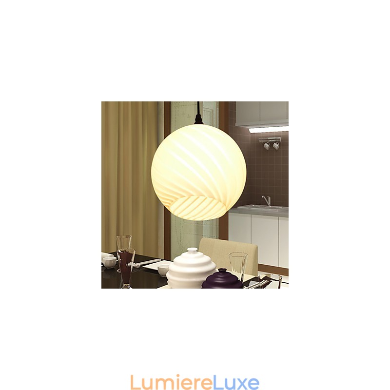 Lustre en verre créatif contemporain et contracté L
