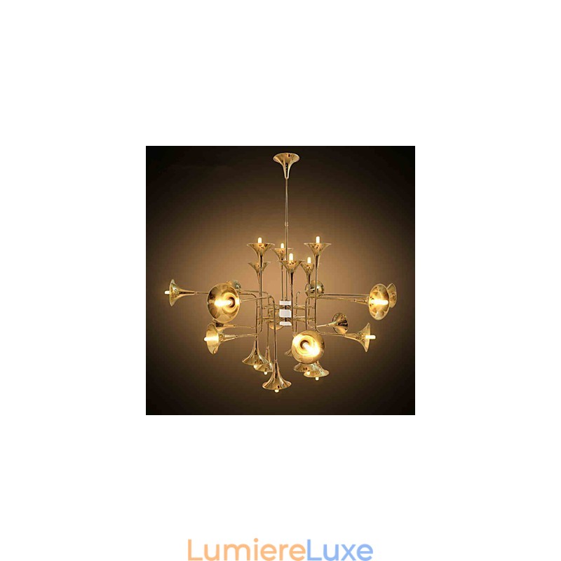 Lustre en métal galvanisé de style mini country