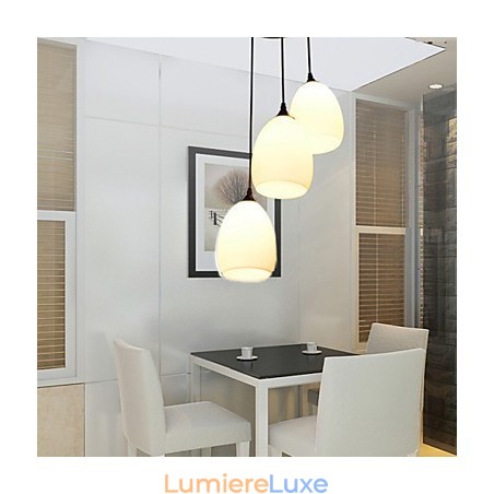 Lustre en verre créatif contemporain et contracté en forme de boule de verre Lustre en verre créatif contemporain et contracté en forme de boule de verre