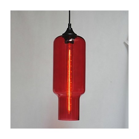 Suspension moderne en verre au design bulle marron Suspension moderne en verre au design bulle marron