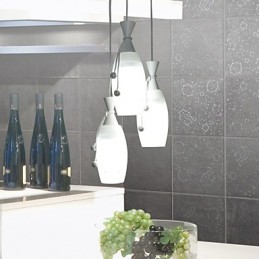 Lampe à suspension créative à air chaud en forme de feuilles