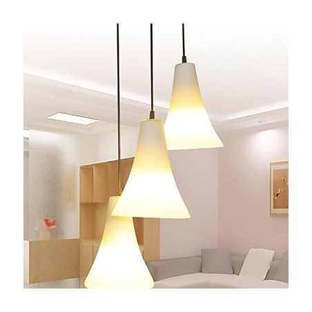 Lampe à entonnoir conique en forme de cône, tête unique, en forme de trompette, en verre, à éclairage simple Lampe à entonnoir conique en forme de cône, tête unique, en forme de trompette, en verre, à éclairage simple