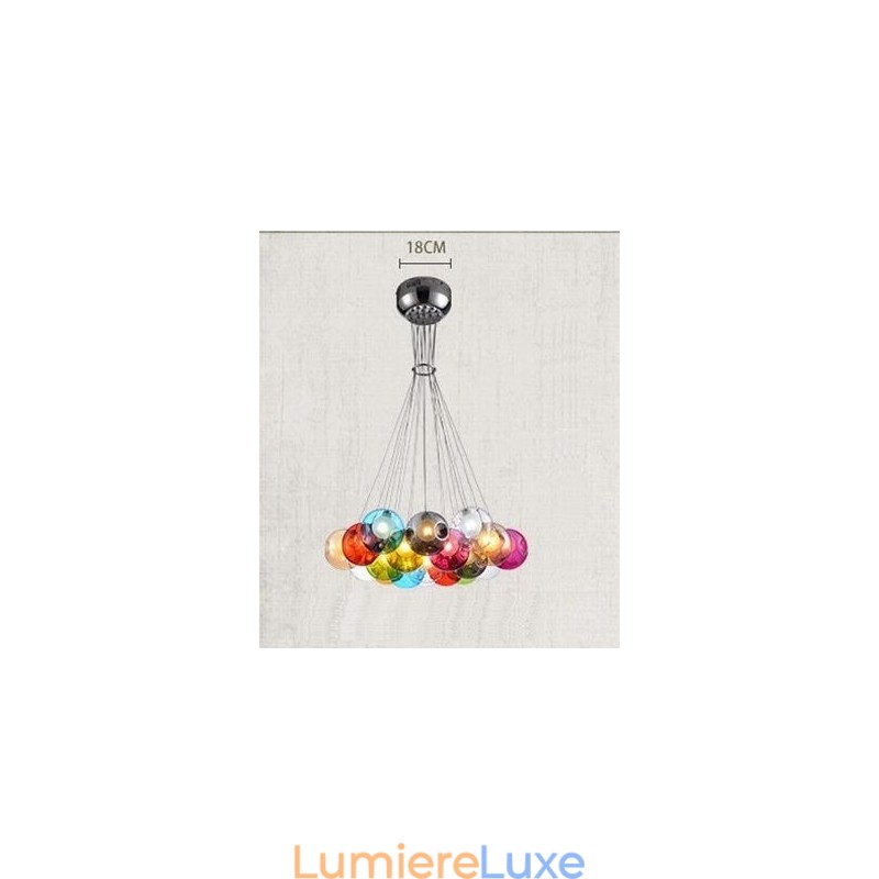Lampe suspendue créative en verre pour bocal à poissons rouges, couleur nordique, restauration des anciennes manières