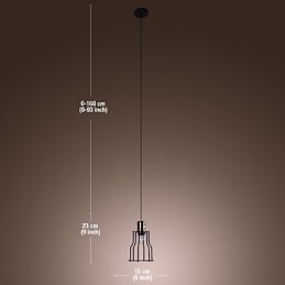 Suspension de style mini peinture classique et vintage traditionnelle