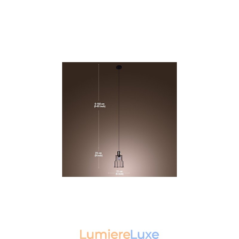 Suspension de style mini peinture classique et vintage traditionnelle