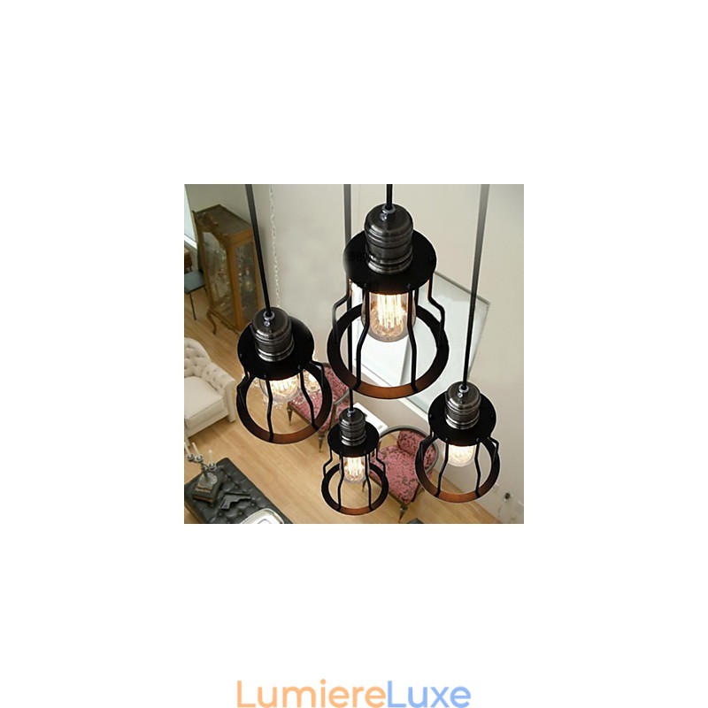 Suspension de style mini peinture classique et vintage traditionnelle