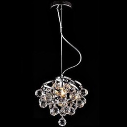 Lustre en cristal, suspension luxueuse, éclairage de salle à manger