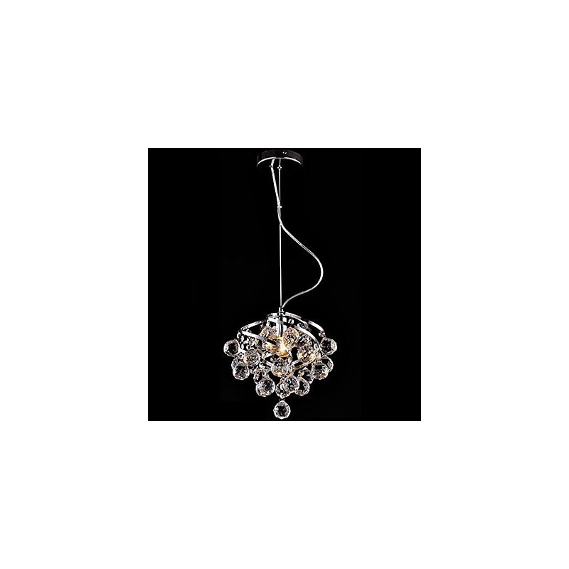 Lustre en cristal, suspension luxueuse, éclairage de salle à manger