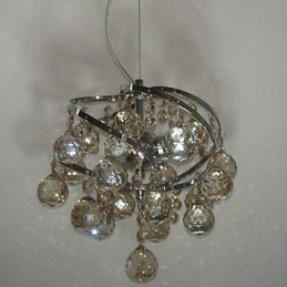 Lustre en cristal, suspension luxueuse, éclairage de salle à manger