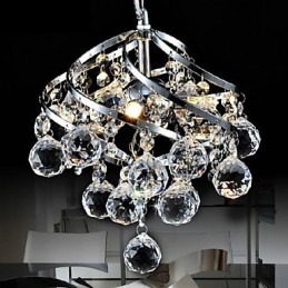Lustre en cristal, suspension luxueuse, éclairage de salle à manger