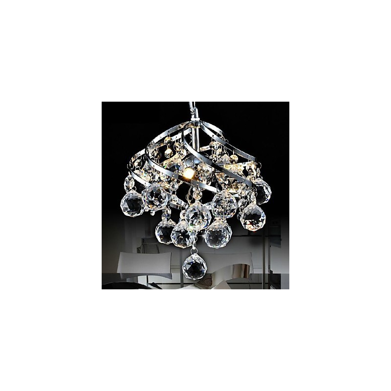 Lustre en cristal, suspension luxueuse, éclairage de salle à manger