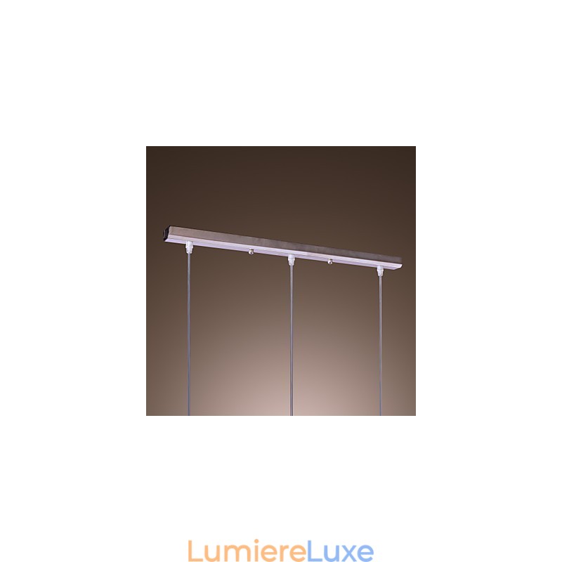 Suspension créative à 3 lumières de style français en forme de gobelet