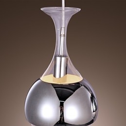 Suspension créative à 3 lumières de style français en forme de gobelet