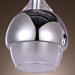 Suspension créative à 3 lumières de style français en forme de gobelet