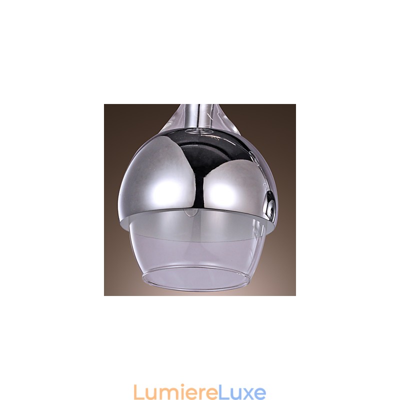Suspension créative à 3 lumières de style français en forme de gobelet