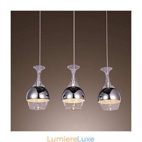 Suspension moderne et créative à 3 lumières en forme de gobelet Suspension moderne et créative à 3 lumières en forme de gobelet