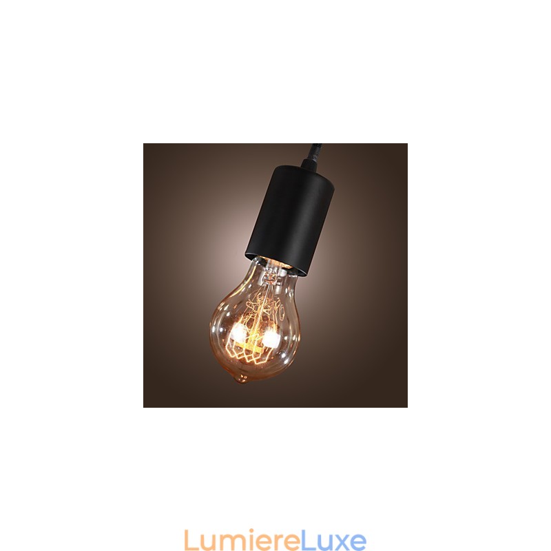 Lustre design vintage, ampoules incluses, suspension Living 10 lumières
