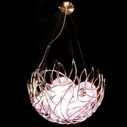 Lustre suspendu en cristal moderne et contemporain