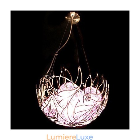 Lustre suspendu en cristal moderne et contemporain Lustre suspendu en cristal moderne et contemporain
