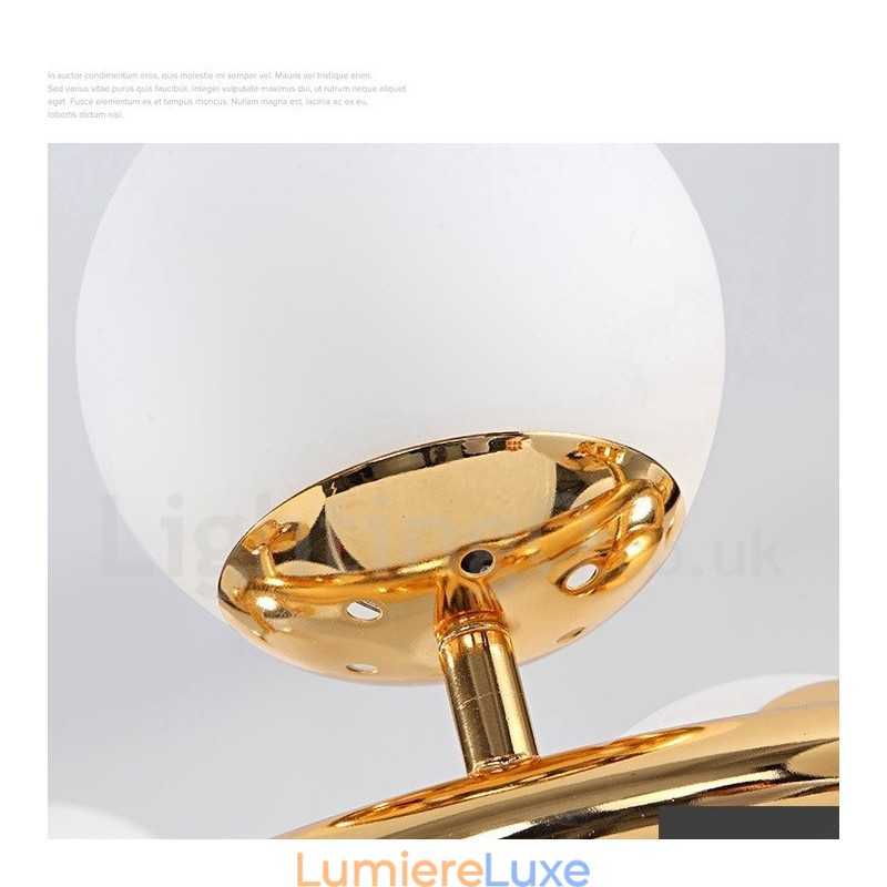Lustre contemporain moderne à 24 lumières avec abat-jour en verre