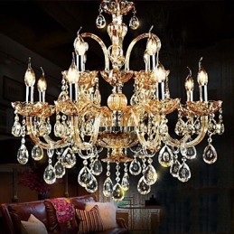 Lustre Cristal Moderne Contemporain Traditionnel Classique Verre