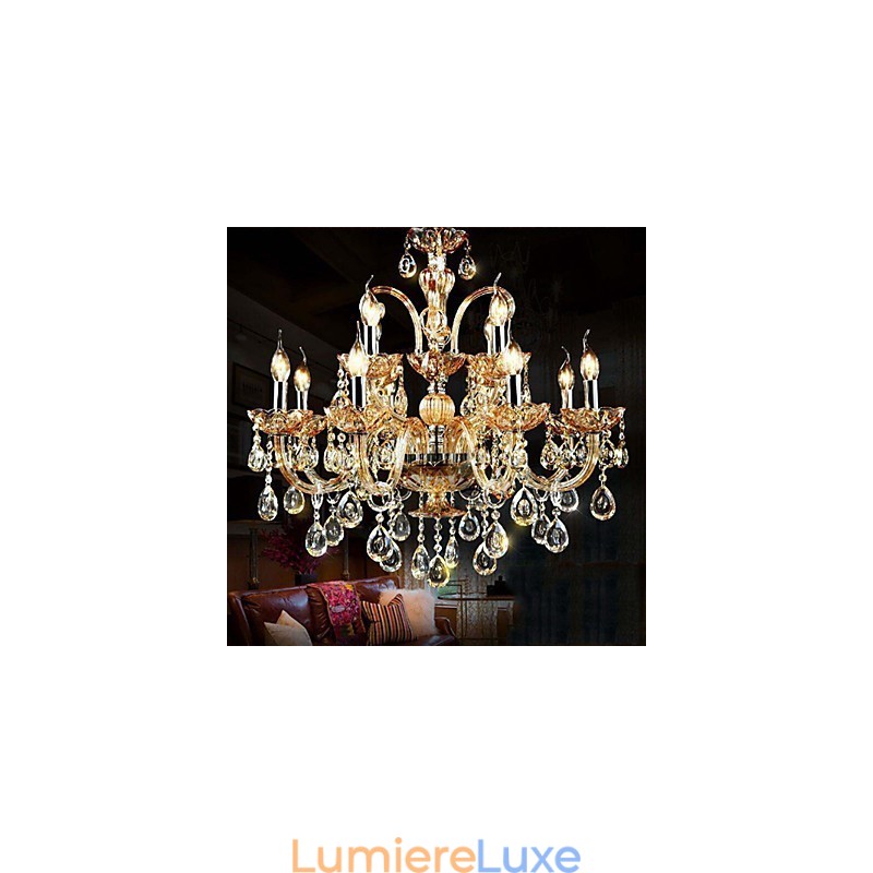 Lustre Cristal Moderne Contemporain Traditionnel Classique Verre
