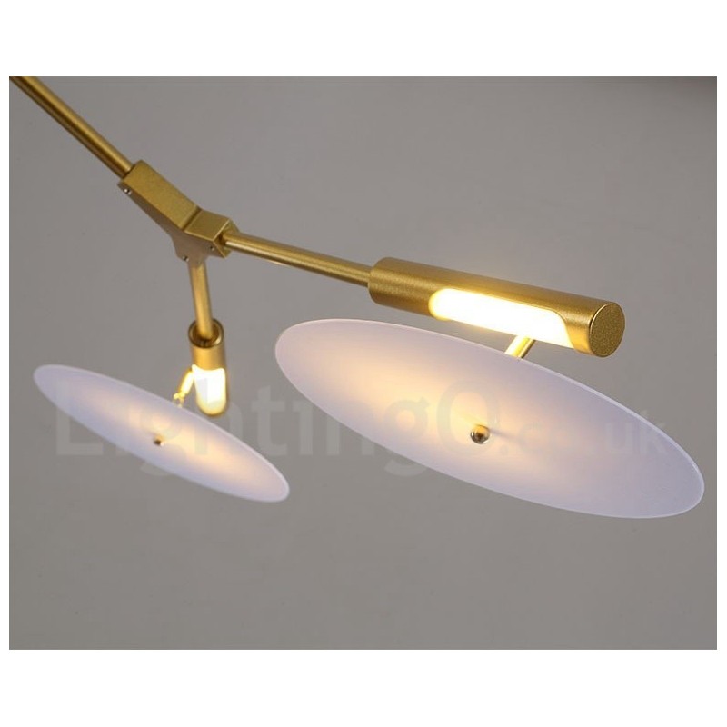 Lustre contemporain moderne à 5 lumières
