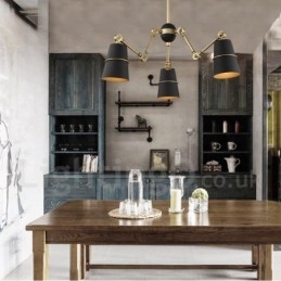 Lustre contemporain moderne à 3 lumières