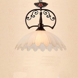Lampe suspendue rétro peinte à la main