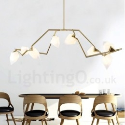 Lustre moderne et contemporain à 8 lumières