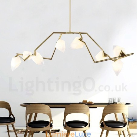 Lustre moderne et contemporain à 8 lumières Lustre moderne et contemporain à 8 lumières