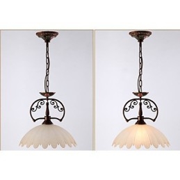 Lampe suspendue rétro peinte à la main