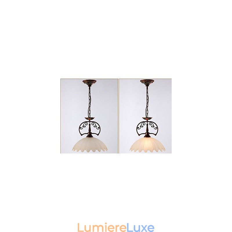 Lampe suspendue rétro peinte à la main