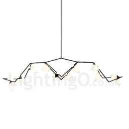 Lustre moderne et contemporain à 8 lumières
