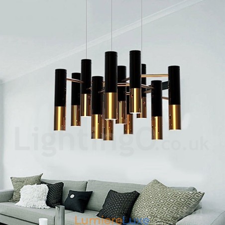 Lustre contemporain moderne à 13 lumières, lampe à un seul niveau Lustre contemporain moderne à 13 lumières, lampe à un seul niveau