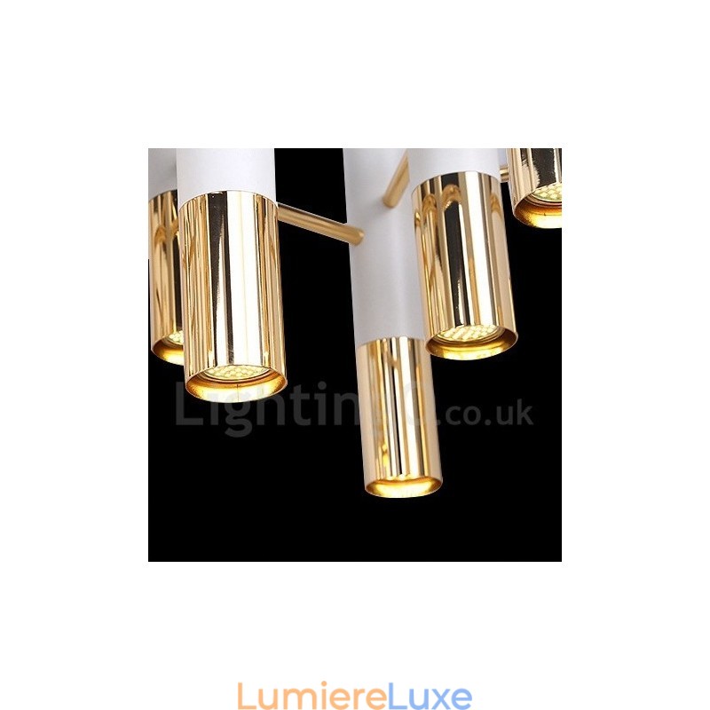 Lustre contemporain moderne à 13 lumières, lampe à un seul niveau