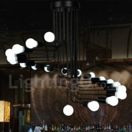 Lustre contemporain noir
