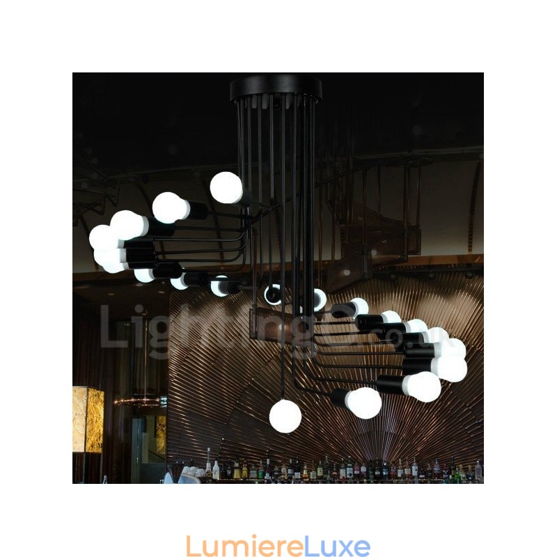 Lustre contemporain noir