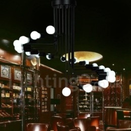 Lustre contemporain noir